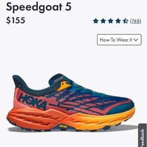 Size 10 Hoka Speedgoat 5